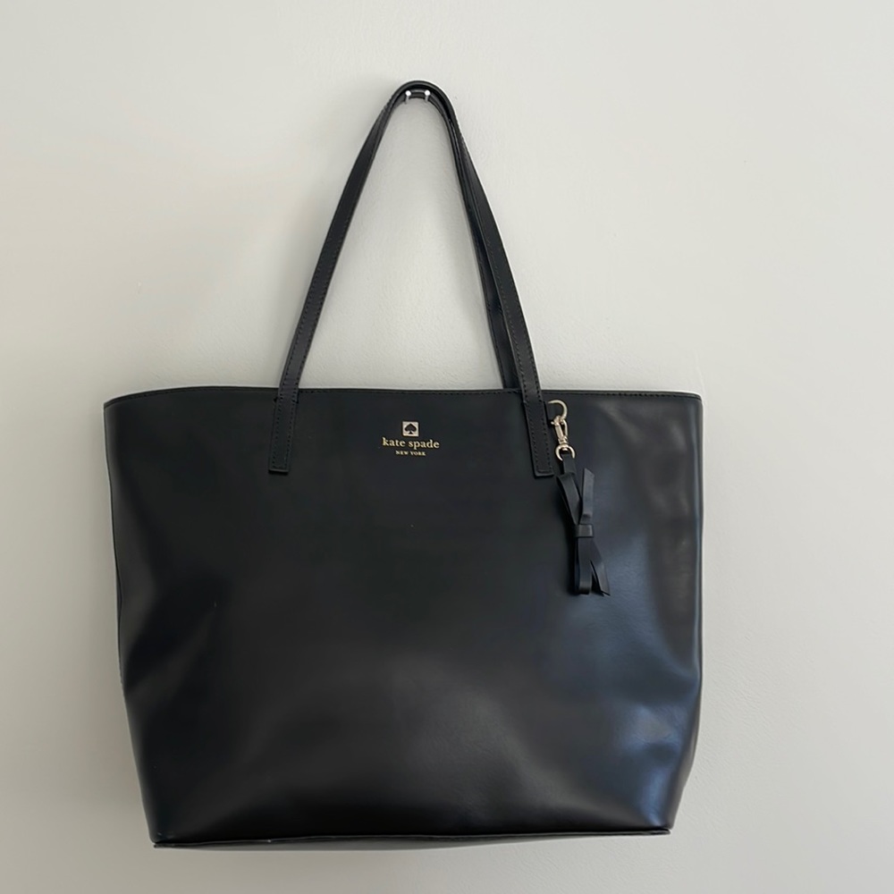 Kate Spade Sawyer Street Smooth Leather Maxi Tote, Black